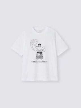 GU Japan Harajuku Graphic T-Shirt Kimiaki Yaegashi Grand Yokozuna Uniqlo Small